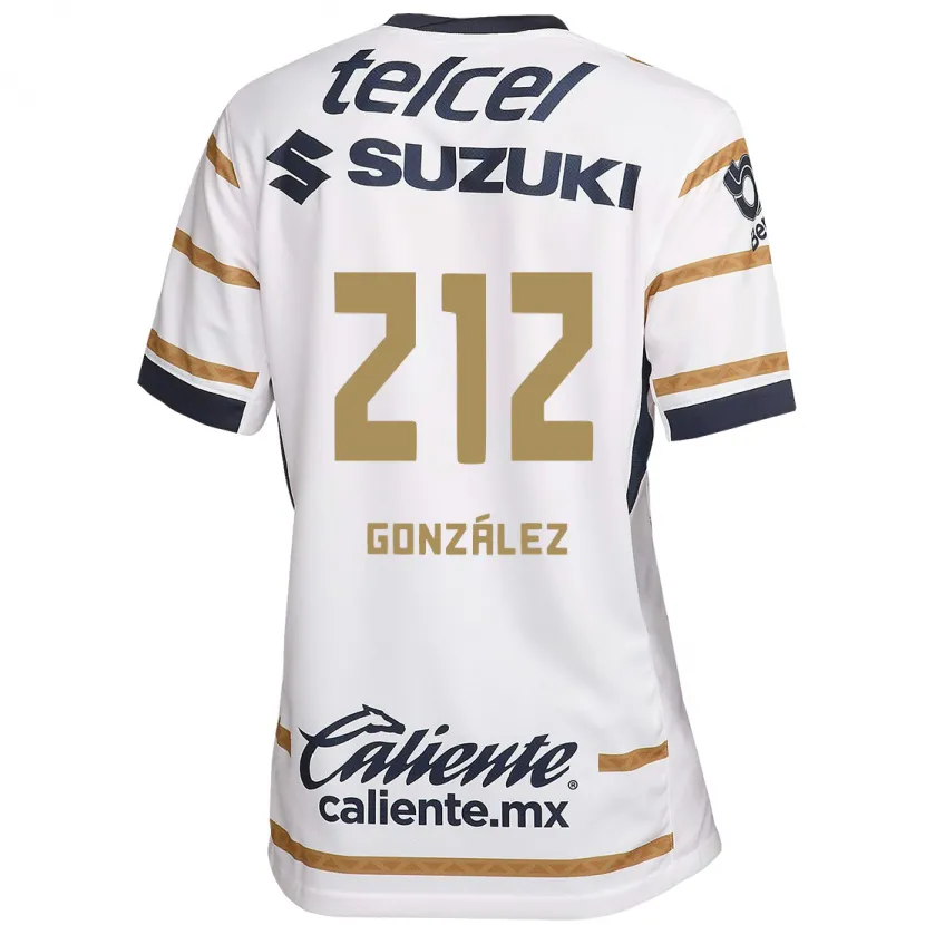 Danxen Mænd José González #212 Hvid Obsidian Hjemmebane Spillertrøjer 2024/25 Trøje T-Shirt