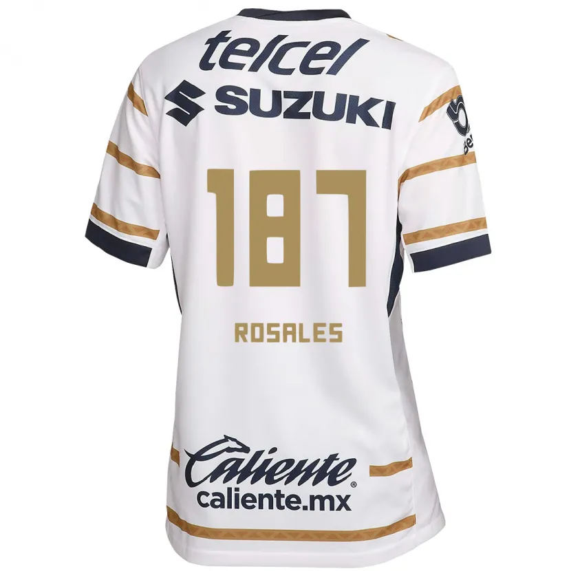 Danxen Mænd Alonso Rosales #187 Hvid Obsidian Hjemmebane Spillertrøjer 2024/25 Trøje T-Shirt