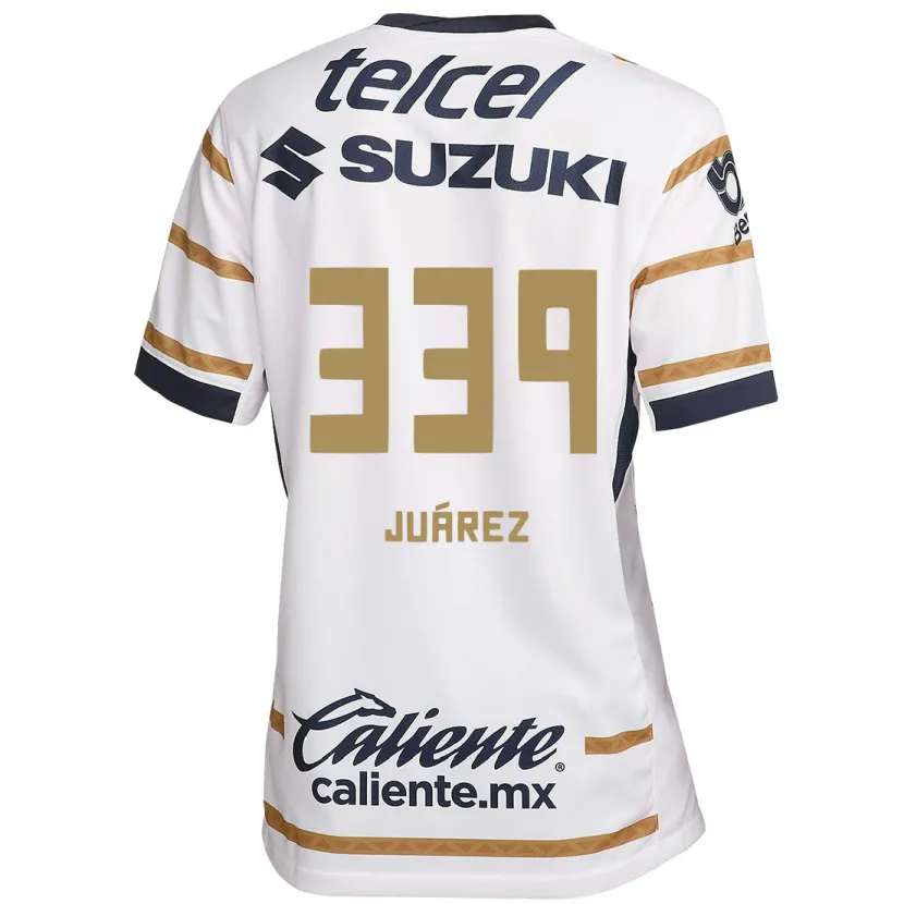 Danxen Mænd Jonathan Juárez #339 Hvid Obsidian Hjemmebane Spillertrøjer 2024/25 Trøje T-Shirt