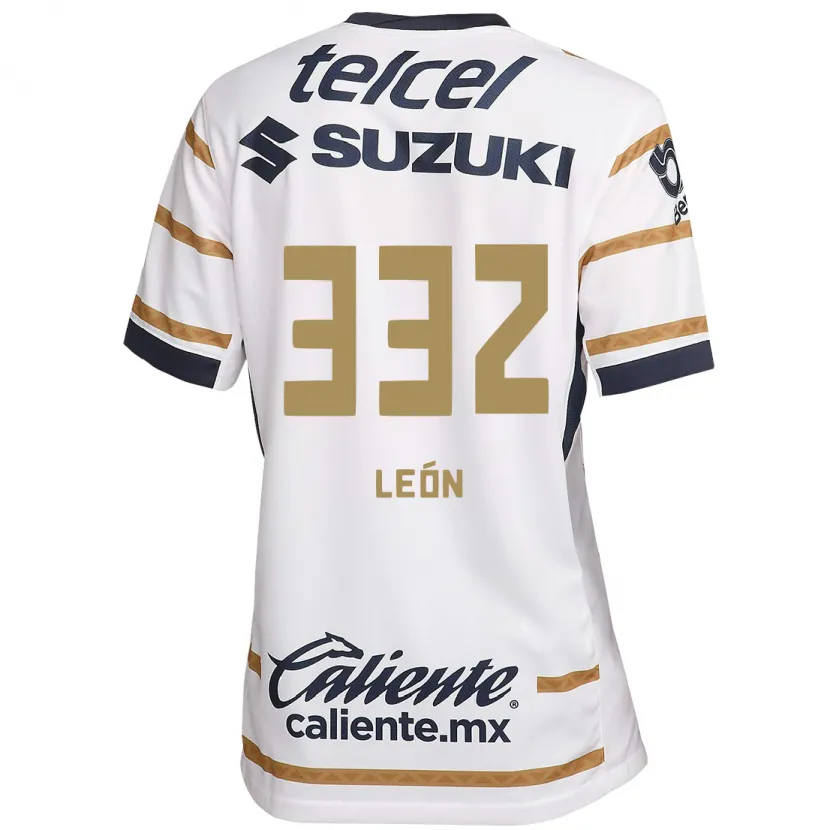 Danxen Mænd Andryk León #332 Hvid Obsidian Hjemmebane Spillertrøjer 2024/25 Trøje T-Shirt