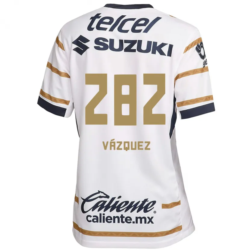Danxen Mænd Austin Vázquez #282 Hvid Obsidian Hjemmebane Spillertrøjer 2024/25 Trøje T-Shirt
