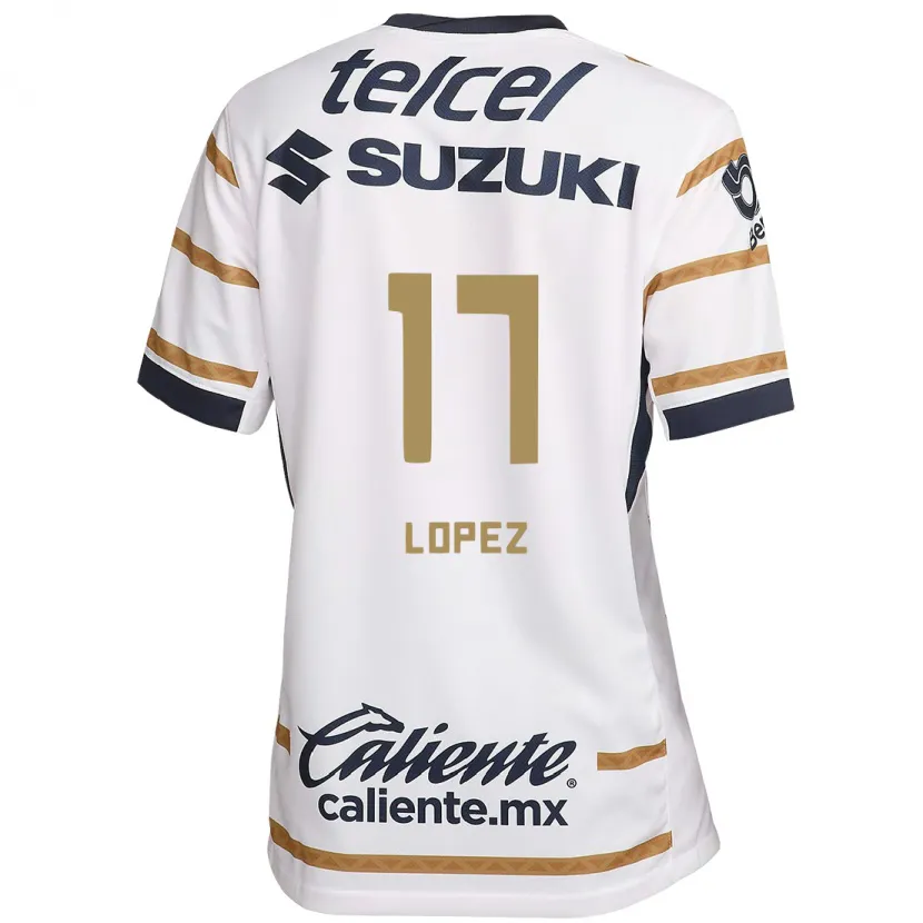 Danxen Mænd Leonel Lopez #17 Hvid Obsidian Hjemmebane Spillertrøjer 2024/25 Trøje T-Shirt