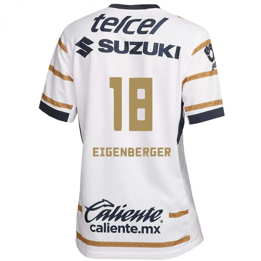 Danxen Mænd Chandra Eigenberger #18 Hvid Obsidian Hjemmebane Spillertrøjer 2024/25 Trøje T-Shirt
