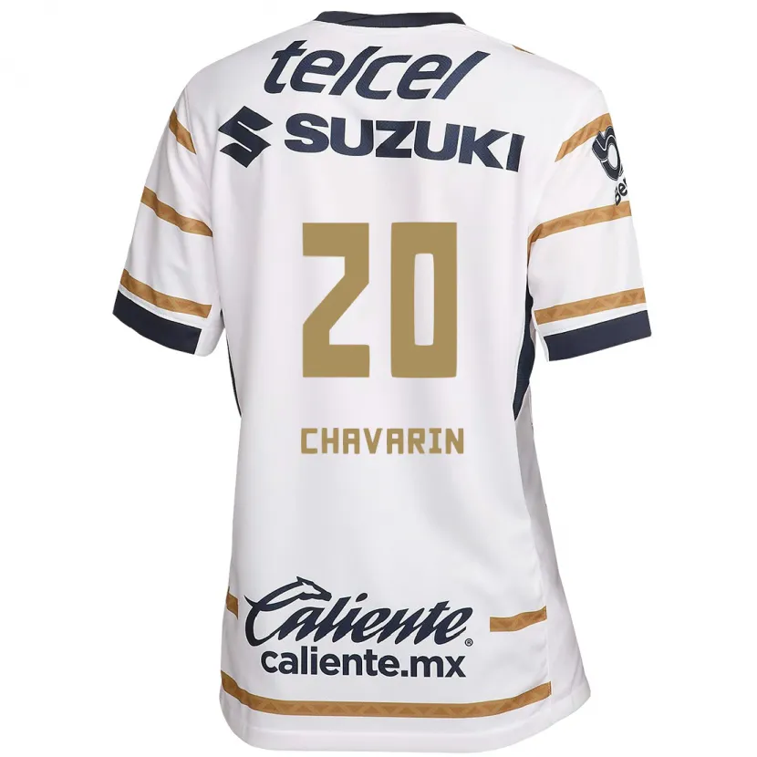 Danxen Mænd Aerial Chavarin #20 Hvid Obsidian Hjemmebane Spillertrøjer 2024/25 Trøje T-Shirt