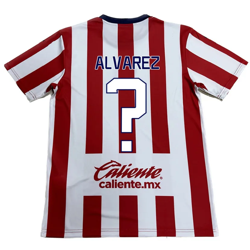Danxen Mænd Sergio Álvarez #0 Rød Hvid Hjemmebane Spillertrøjer 2024/25 Trøje T-Shirt