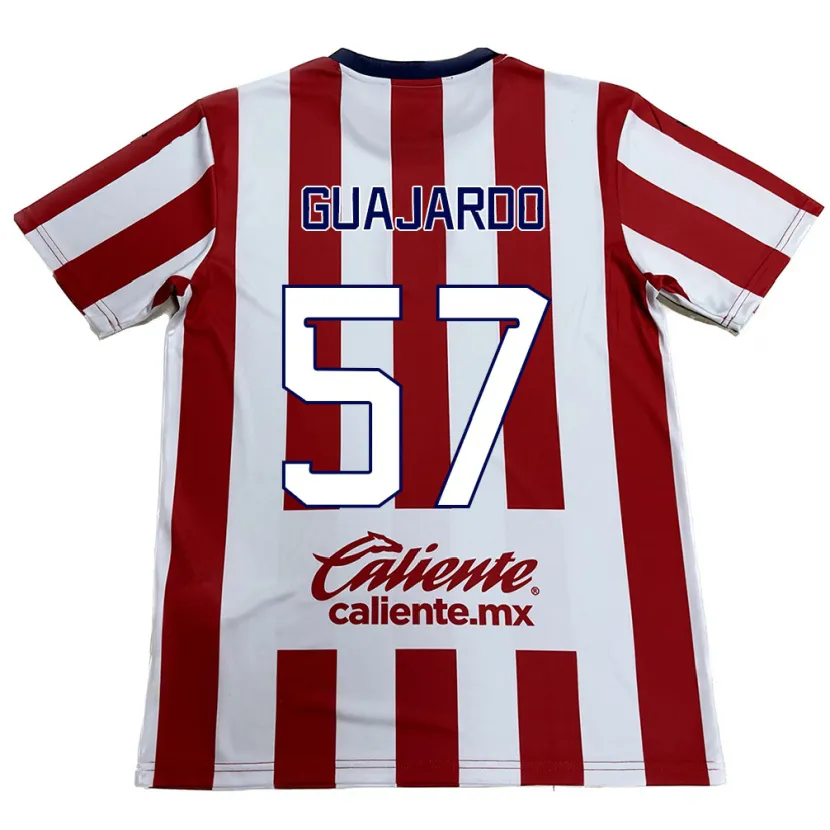 Danxen Mænd Dylan Guajardo #57 Rød Hvid Hjemmebane Spillertrøjer 2024/25 Trøje T-Shirt