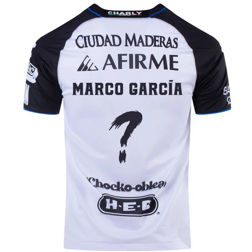 Danxen Mænd Marco García #0 Sort Blå Hjemmebane Spillertrøjer 2024/25 Trøje T-Shirt