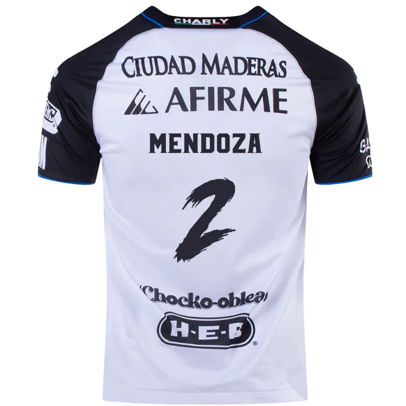 Danxen Mænd Omar Mendoza #2 Sort Blå Hjemmebane Spillertrøjer 2024/25 Trøje T-Shirt
