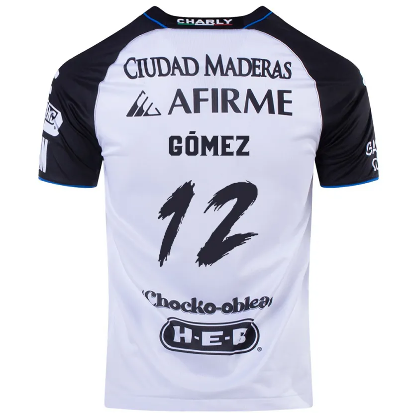 Danxen Mænd Jaime Gómez #12 Sort Blå Hjemmebane Spillertrøjer 2024/25 Trøje T-Shirt