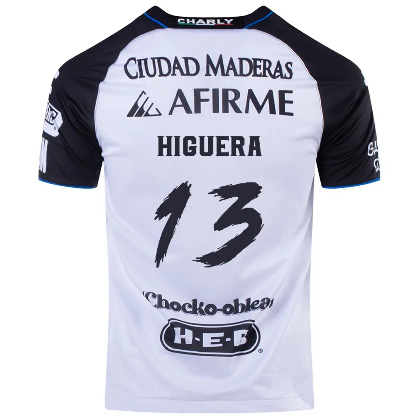 Danxen Mænd Carlos Higuera #13 Sort Blå Hjemmebane Spillertrøjer 2024/25 Trøje T-Shirt