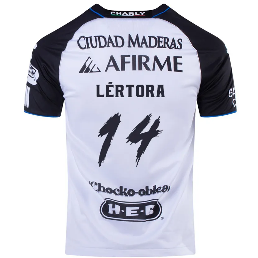 Danxen Mænd Federico Lértora #14 Sort Blå Hjemmebane Spillertrøjer 2024/25 Trøje T-Shirt
