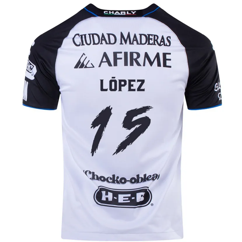 Danxen Mænd Víctor López #15 Sort Blå Hjemmebane Spillertrøjer 2024/25 Trøje T-Shirt