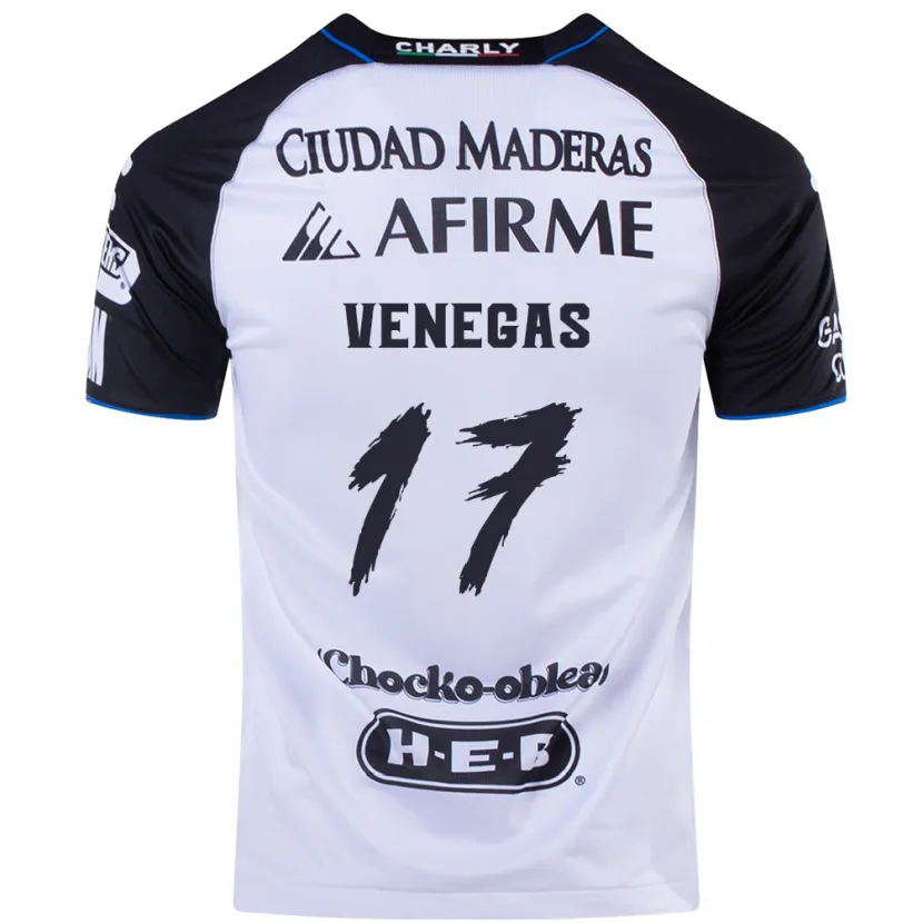 Danxen Mænd Francisco Venegas #17 Sort Blå Hjemmebane Spillertrøjer 2024/25 Trøje T-Shirt