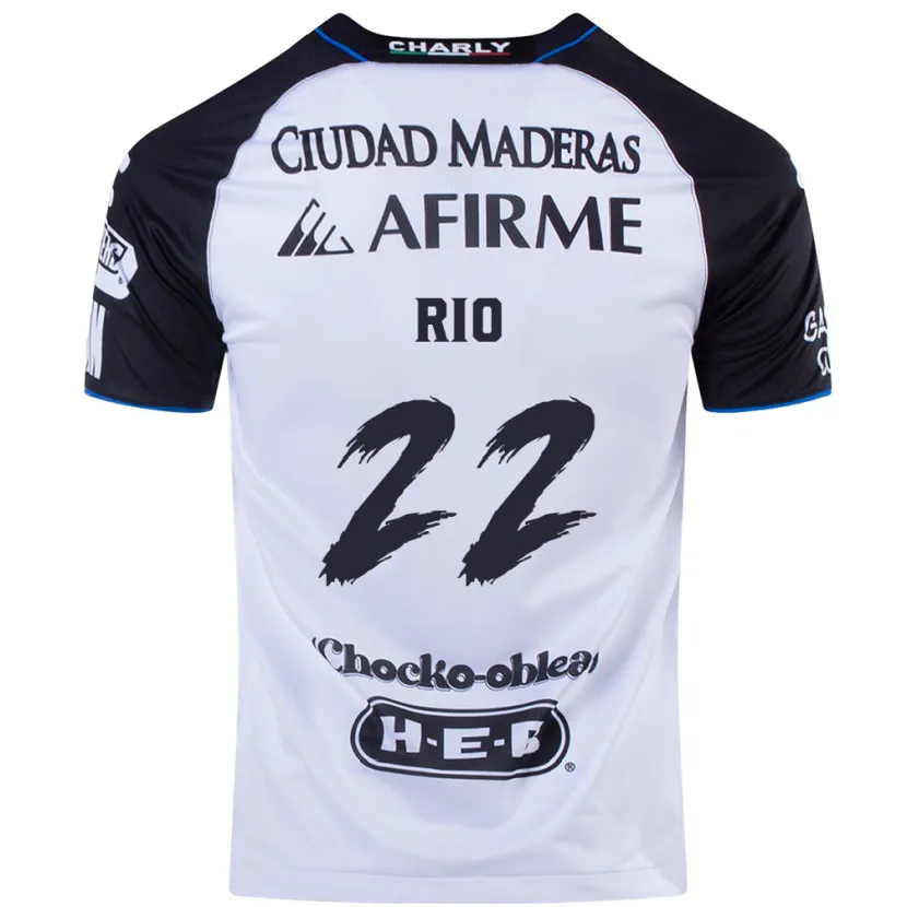 Danxen Mænd Martín Rio #22 Sort Blå Hjemmebane Spillertrøjer 2024/25 Trøje T-Shirt