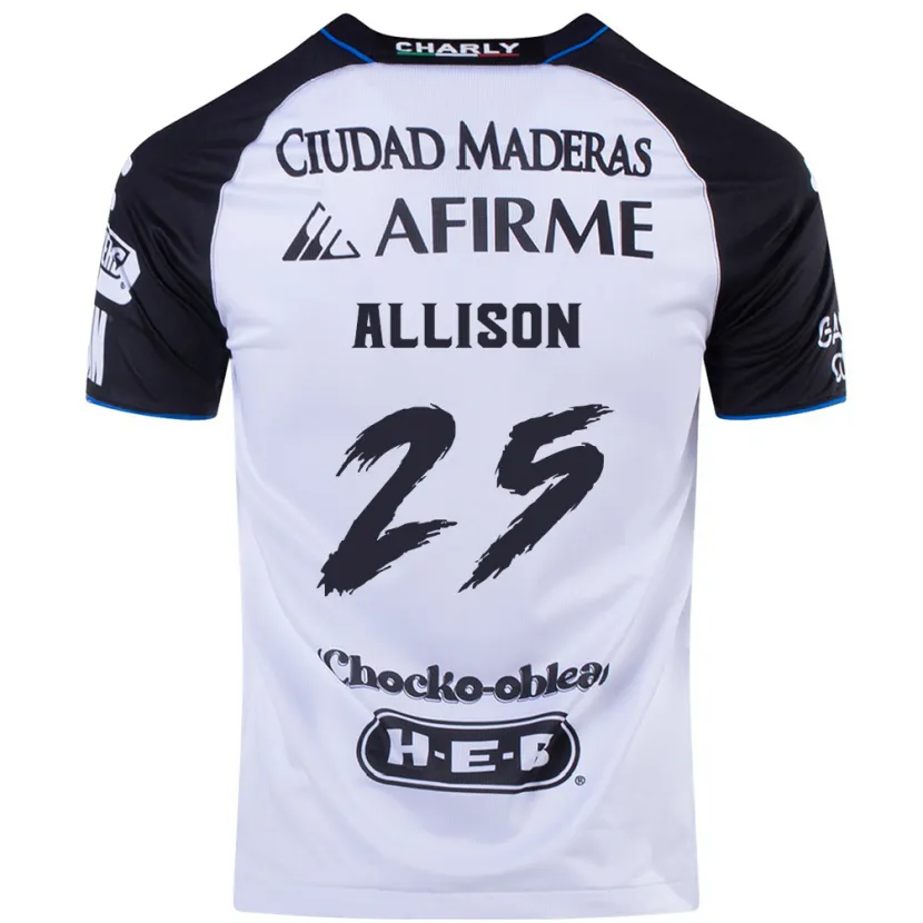 Danxen Mænd Guillermo Allison #25 Sort Blå Hjemmebane Spillertrøjer 2024/25 Trøje T-Shirt