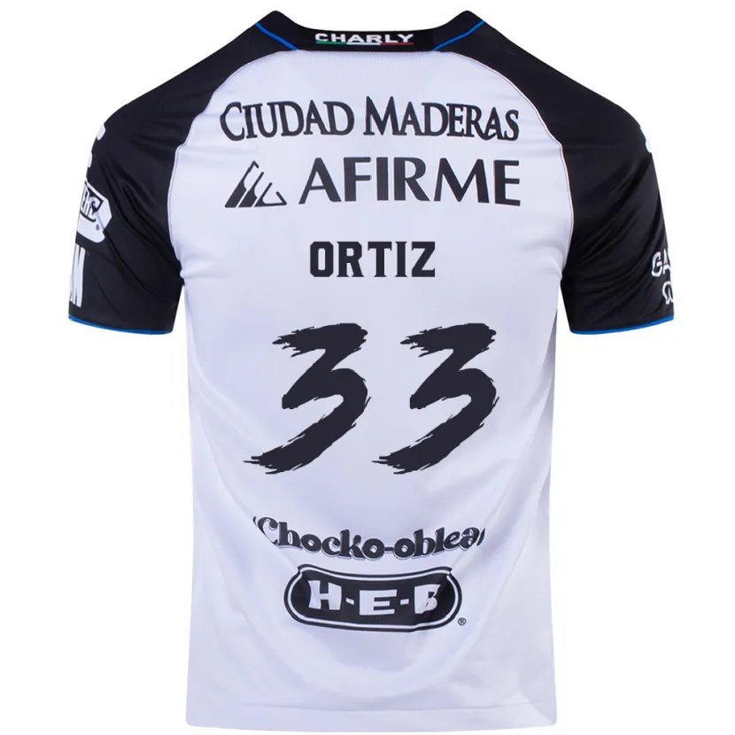 Danxen Mænd Pablo Ortiz #33 Sort Blå Hjemmebane Spillertrøjer 2024/25 Trøje T-Shirt