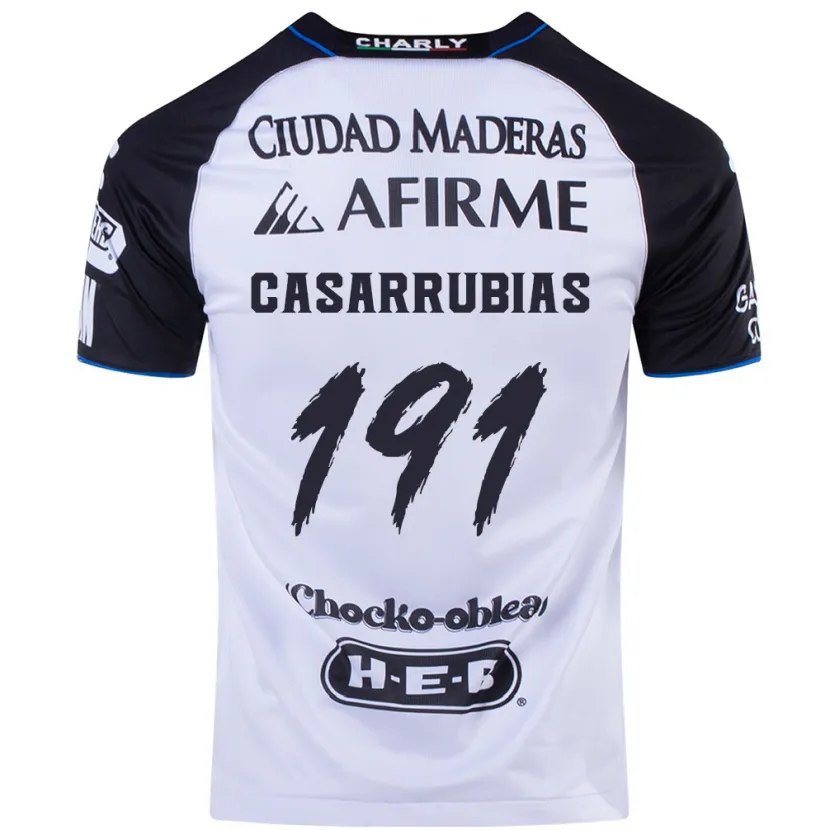 Danxen Mænd Aaron Casarrubias #191 Sort Blå Hjemmebane Spillertrøjer 2024/25 Trøje T-Shirt