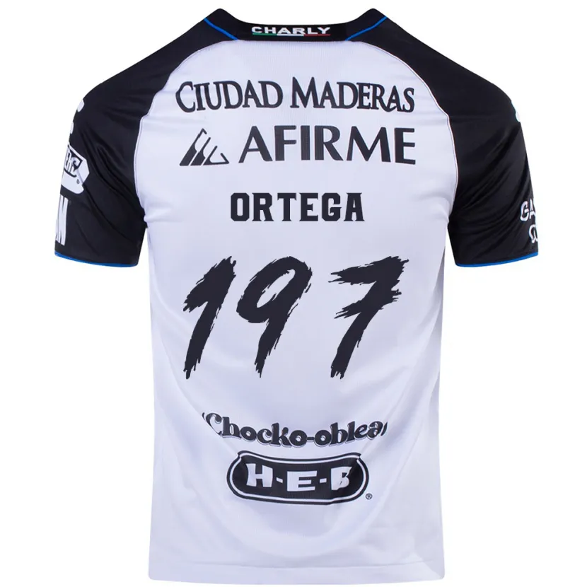 Danxen Mænd Javier Ortega #197 Sort Blå Hjemmebane Spillertrøjer 2024/25 Trøje T-Shirt