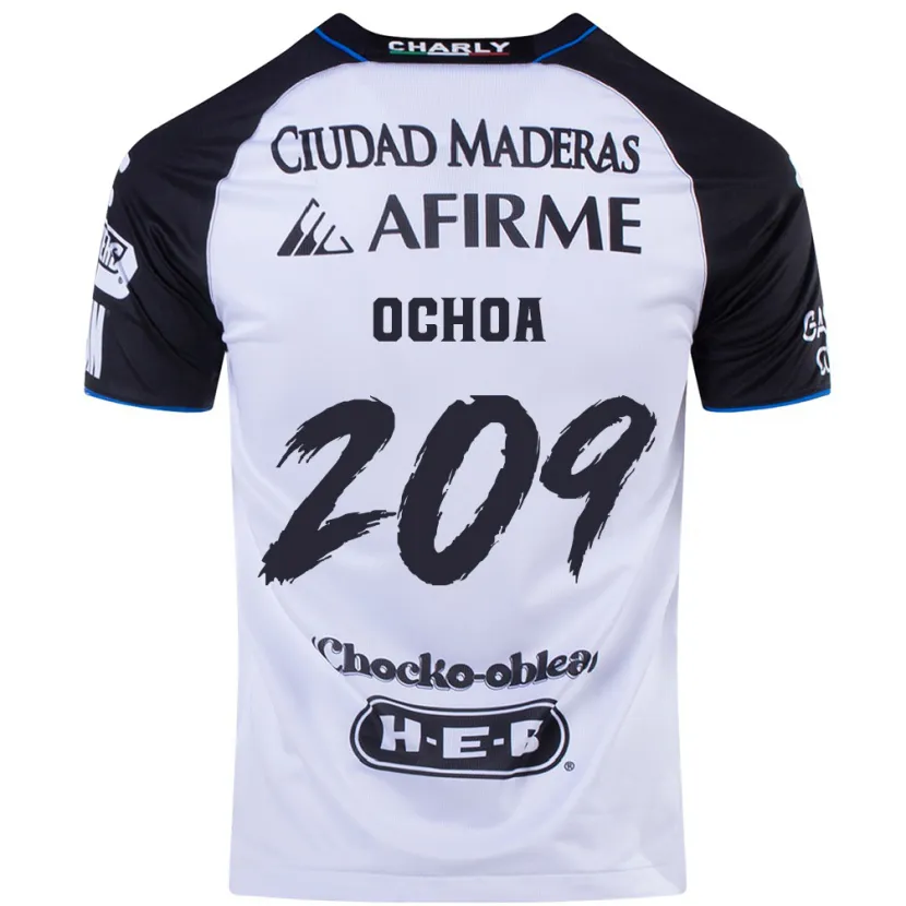 Danxen Mænd José Ochoa #209 Sort Blå Hjemmebane Spillertrøjer 2024/25 Trøje T-Shirt