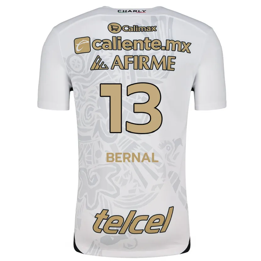 Danxen Mænd Mayra Pelayo-Bernal #13 Hvid Sort Udebane Spillertrøjer 2024/25 Trøje T-Shirt