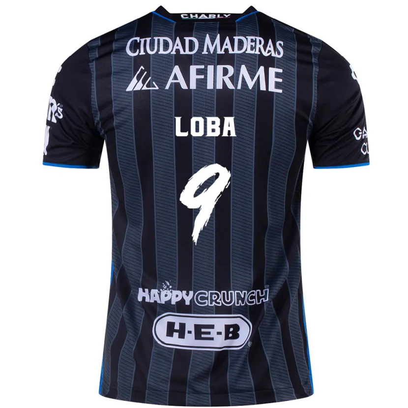 Danxen Mænd Aké Loba #9 Hvid Sort Udebane Spillertrøjer 2024/25 Trøje T-Shirt