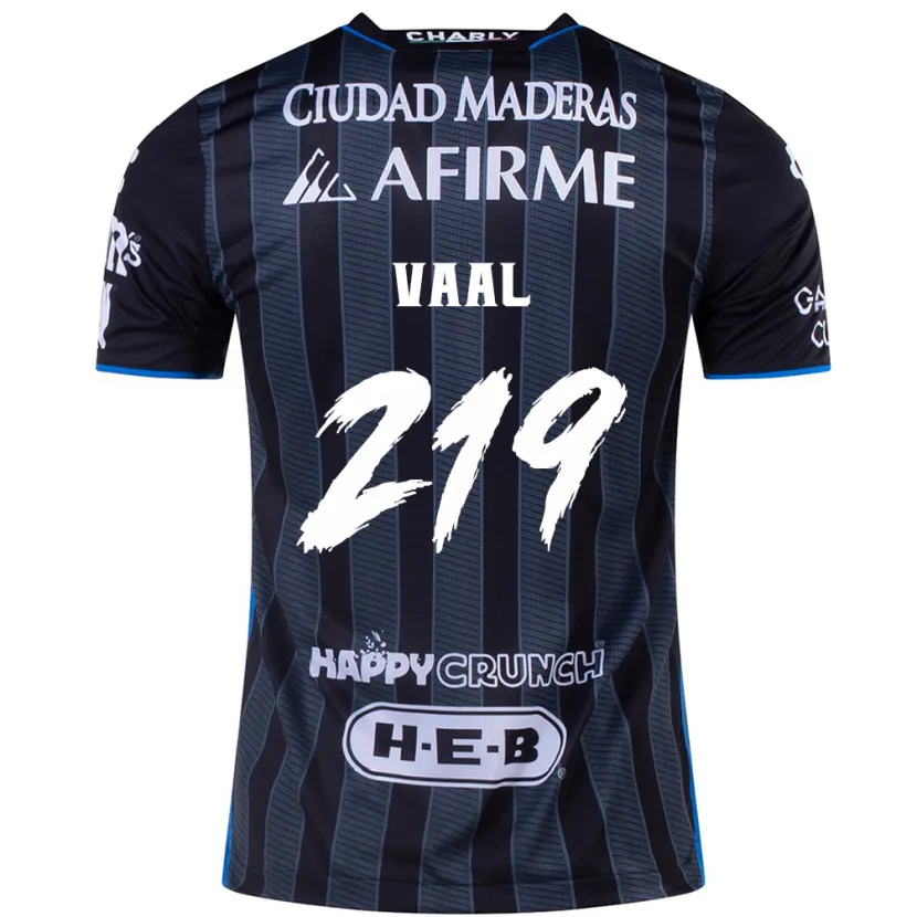 Danxen Mænd Jonathan Vaal #219 Hvid Sort Udebane Spillertrøjer 2024/25 Trøje T-Shirt