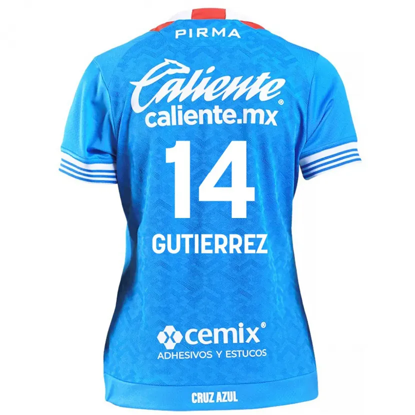 Danxen Kvinder Alexis Gutiérrez #14 Himmelblå Hjemmebane Spillertrøjer 2024/25 Trøje T-Shirt