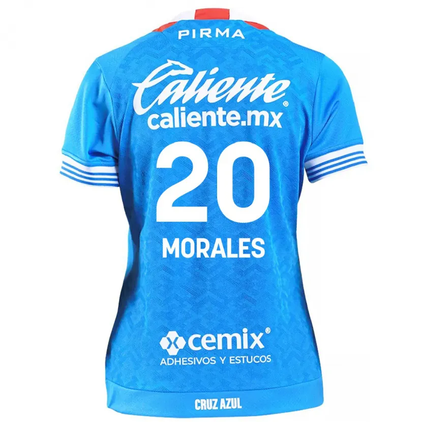 Danxen Kvinder Iván Morales #20 Himmelblå Hjemmebane Spillertrøjer 2024/25 Trøje T-Shirt