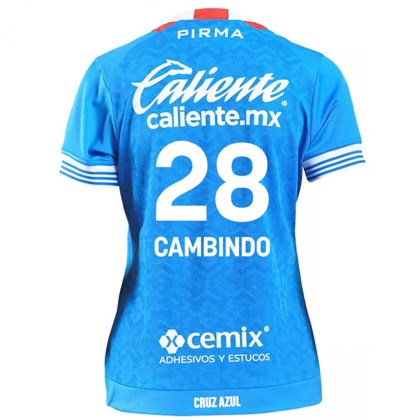 Danxen Kvinder Diber Cambindo #28 Himmelblå Hjemmebane Spillertrøjer 2024/25 Trøje T-Shirt