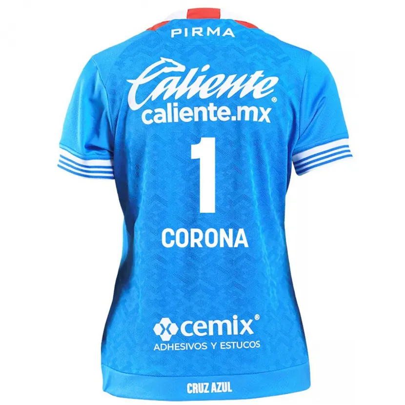 Danxen Kvinder Jose De Jesus Corona #1 Himmelblå Hjemmebane Spillertrøjer 2024/25 Trøje T-Shirt