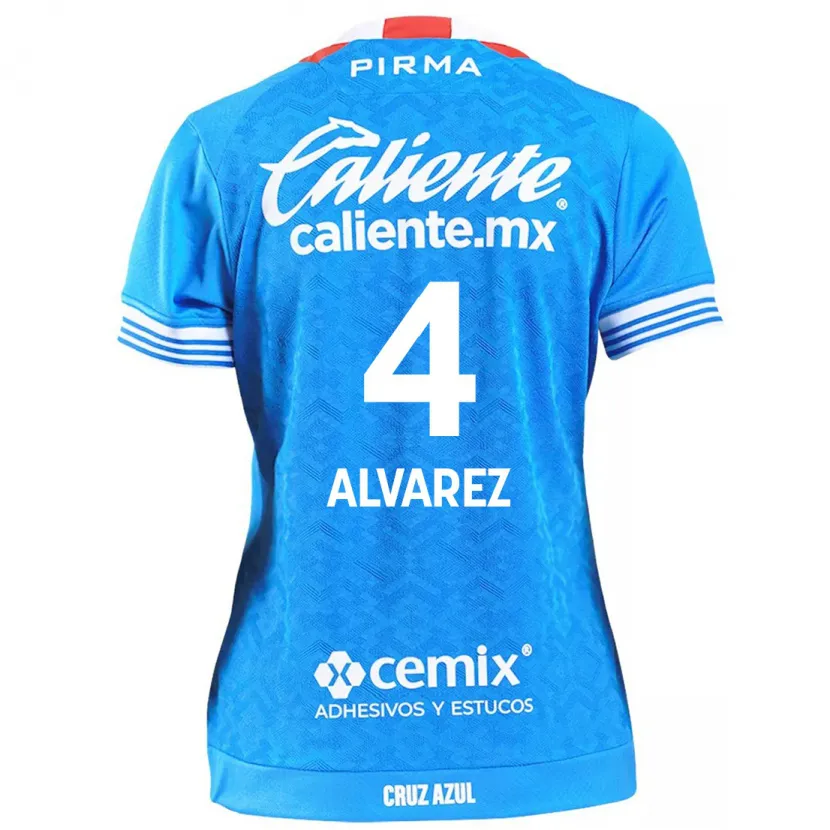 Danxen Kvinder Gabriela Alvarez #4 Himmelblå Hjemmebane Spillertrøjer 2024/25 Trøje T-Shirt