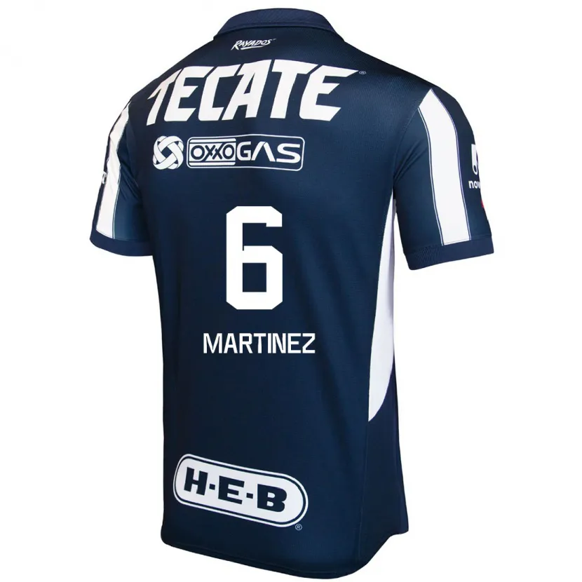 Danxen Kvinder Alejandra Martinez #6 Blå Rød Hvid Hjemmebane Spillertrøjer 2024/25 Trøje T-Shirt