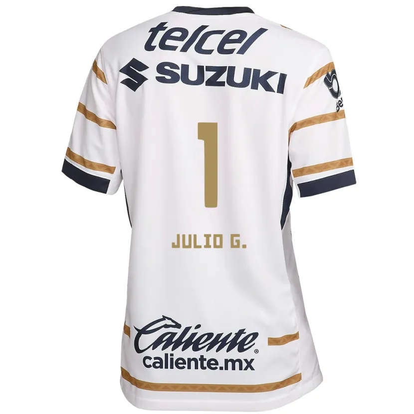 Danxen Kvinder Julio González #1 Hvid Obsidian Hjemmebane Spillertrøjer 2024/25 Trøje T-Shirt