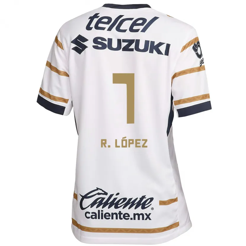 Danxen Kvinder Rodrigo López #7 Hvid Obsidian Hjemmebane Spillertrøjer 2024/25 Trøje T-Shirt
