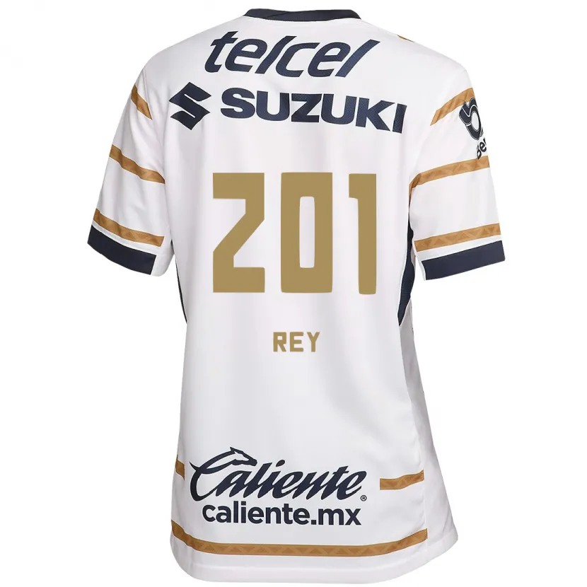 Danxen Kvinder Santiago Rey #201 Hvid Obsidian Hjemmebane Spillertrøjer 2024/25 Trøje T-Shirt