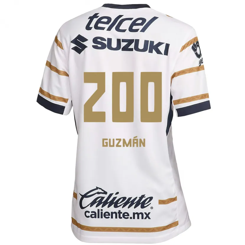 Danxen Kvinder Alan Guzmán #200 Hvid Obsidian Hjemmebane Spillertrøjer 2024/25 Trøje T-Shirt