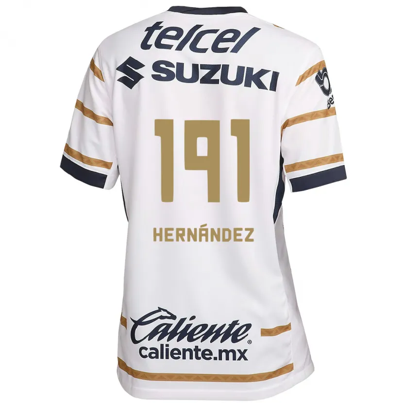 Danxen Kvinder Marco Hernández #191 Hvid Obsidian Hjemmebane Spillertrøjer 2024/25 Trøje T-Shirt