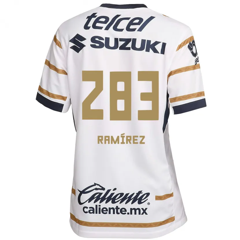 Danxen Kvinder Dennis Ramírez #283 Hvid Obsidian Hjemmebane Spillertrøjer 2024/25 Trøje T-Shirt