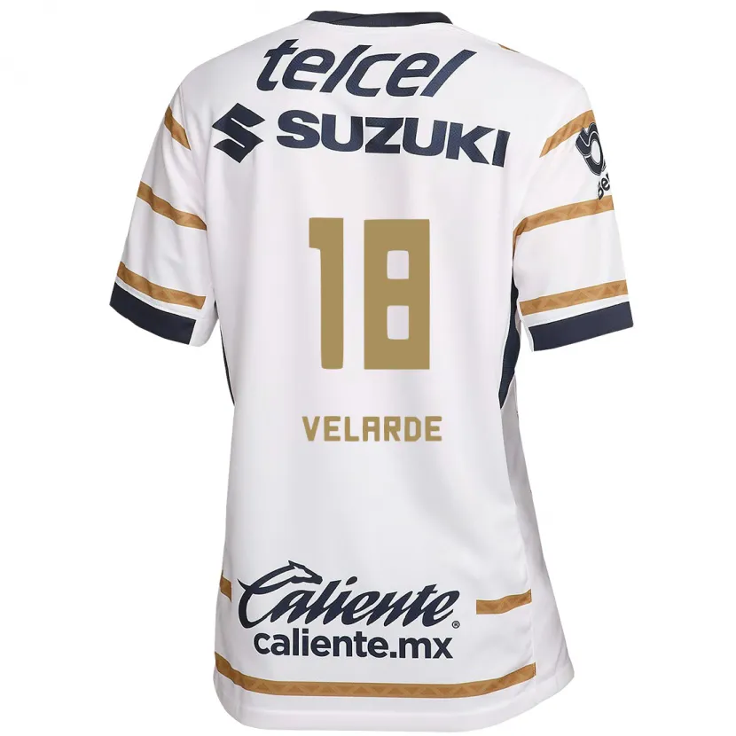 Danxen Kvinder Efrain Velarde #18 Hvid Obsidian Hjemmebane Spillertrøjer 2024/25 Trøje T-Shirt