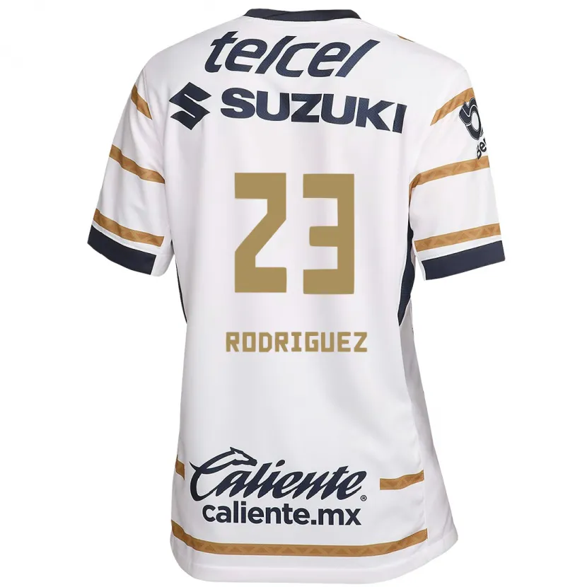 Danxen Kvinder Catherine Rodriguez #23 Hvid Obsidian Hjemmebane Spillertrøjer 2024/25 Trøje T-Shirt