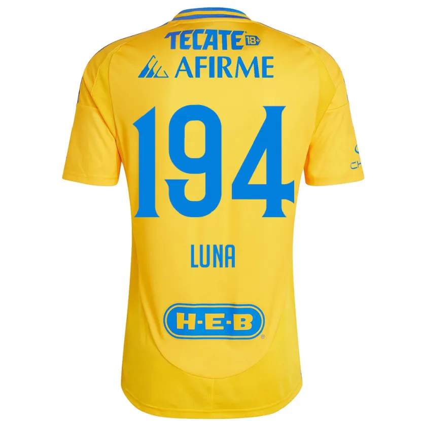 Danxen Kvinder Juan Luna #194 Guld Gul Hjemmebane Spillertrøjer 2024/25 Trøje T-Shirt