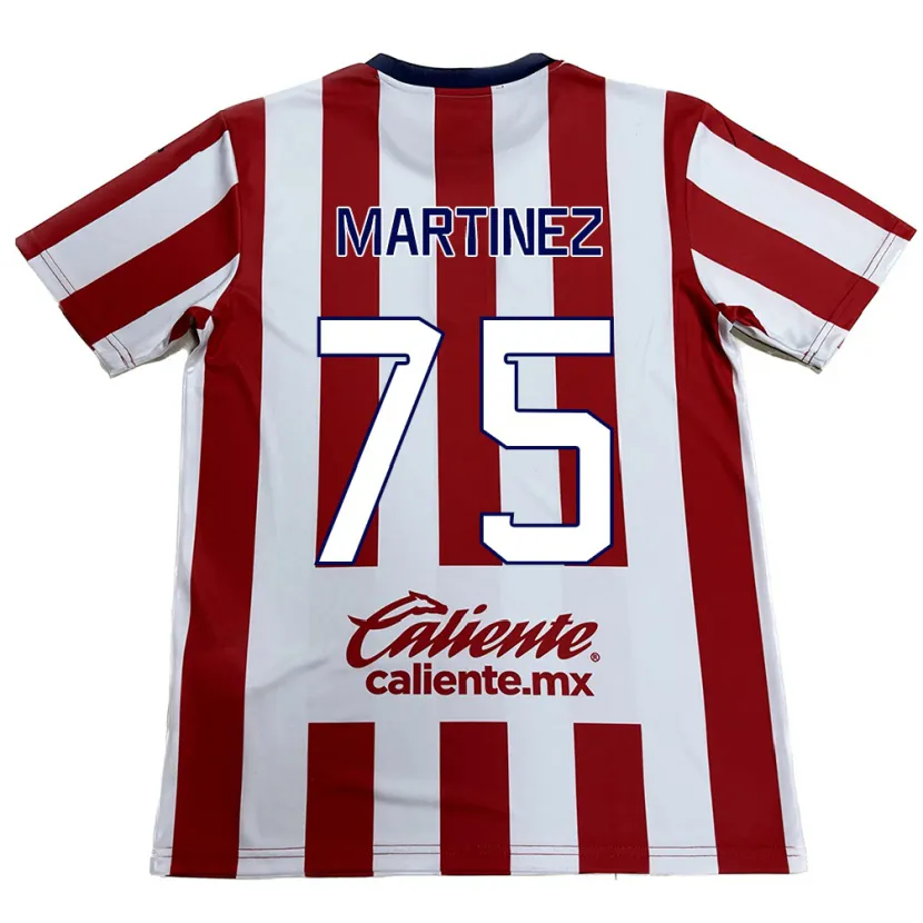 Danxen Kvinder Isaac Martínez #75 Rød Hvid Hjemmebane Spillertrøjer 2024/25 Trøje T-Shirt