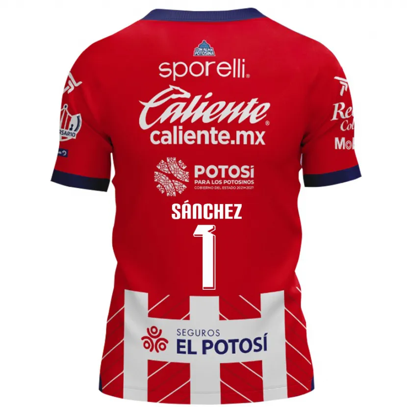Danxen Kvinder Andrés Sánchez #1 Rød Hvid Hjemmebane Spillertrøjer 2024/25 Trøje T-Shirt