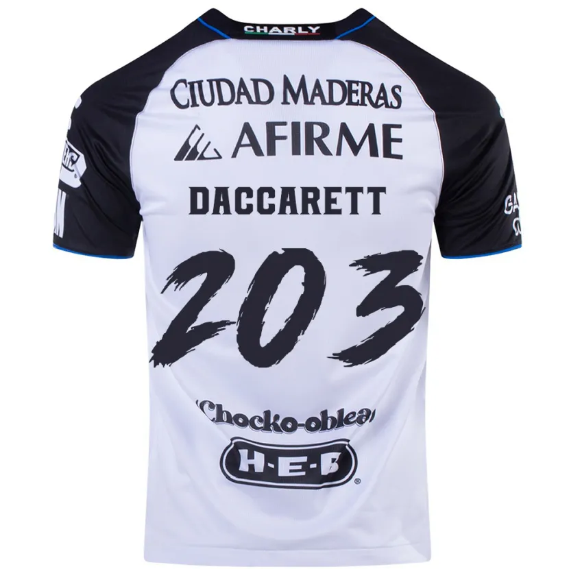 Danxen Kvinder Juan Daccarett #203 Sort Blå Hjemmebane Spillertrøjer 2024/25 Trøje T-Shirt