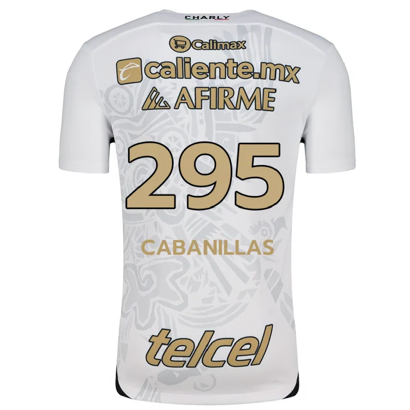 Danxen Kvinder Osvaldo Cabanillas #295 Hvid Sort Udebane Spillertrøjer 2024/25 Trøje T-Shirt