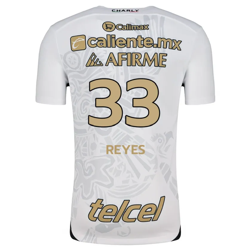 Danxen Kvinder Jazmín Reyes #33 Hvid Sort Udebane Spillertrøjer 2024/25 Trøje T-Shirt