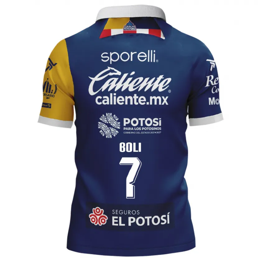 Danxen Kvinder Franck Boli #7 Blå Gul Udebane Spillertrøjer 2024/25 Trøje T-Shirt