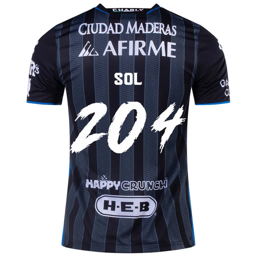 Danxen Kvinder Martín Sol #204 Hvid Sort Udebane Spillertrøjer 2024/25 Trøje T-Shirt