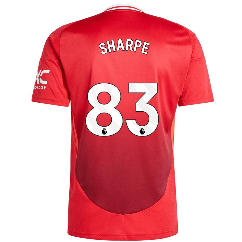 Danxen Børn Malachi Sharpe #83 Lyse Rødt Hjemmebane Spillertrøjer 2024/25 Trøje T-Shirt