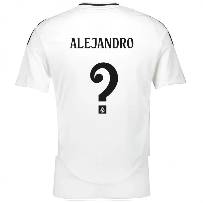Danxen Børn Alejandro Hernández #0 Hvid Hjemmebane Spillertrøjer 2024/25 Trøje T-Shirt